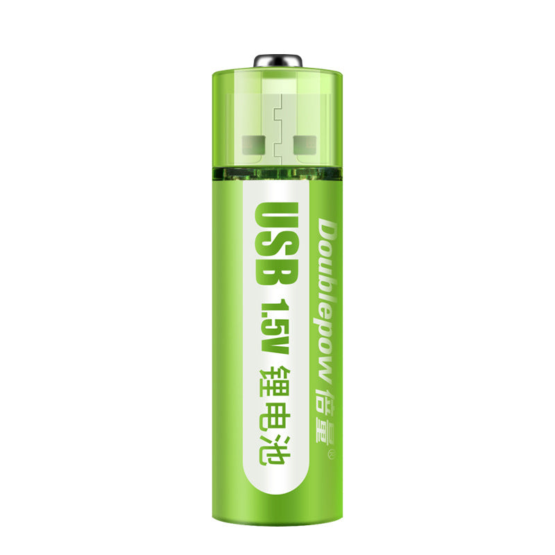 SET DE 2 BATERÍAS AA RECARGABLES USB