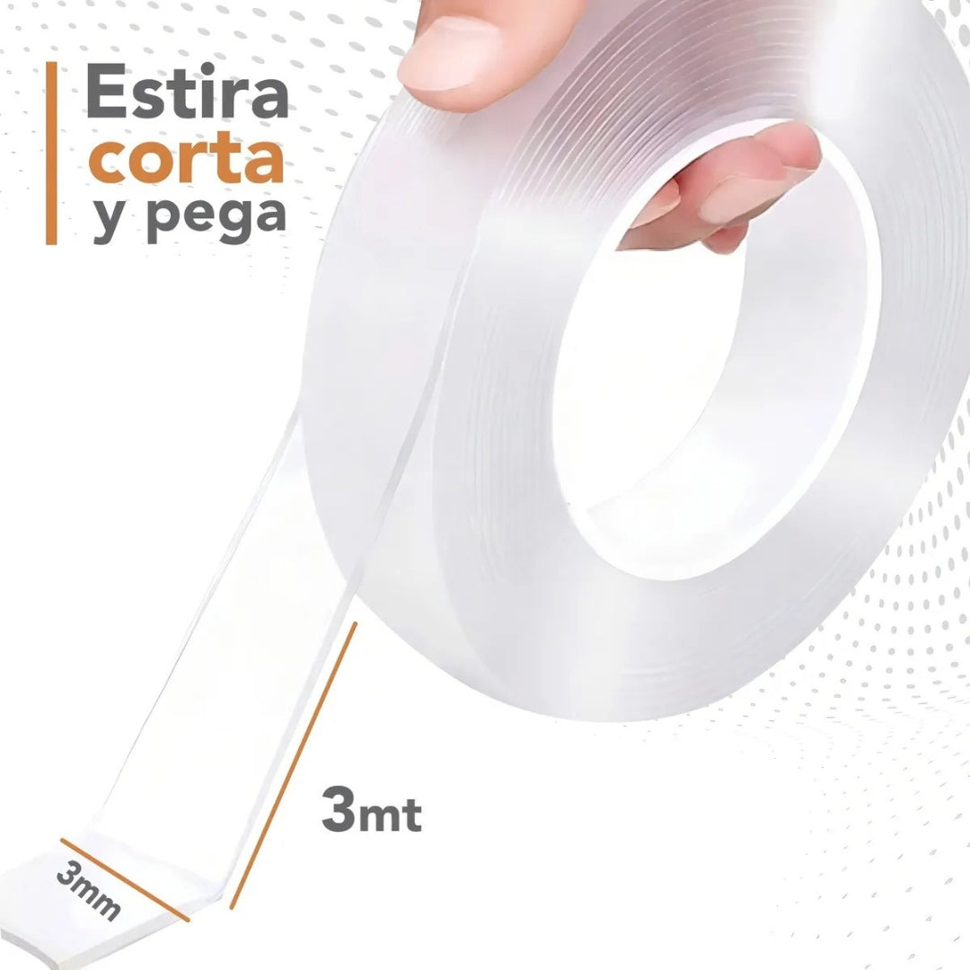 CINTA ADHESIVA DOBLE CARA