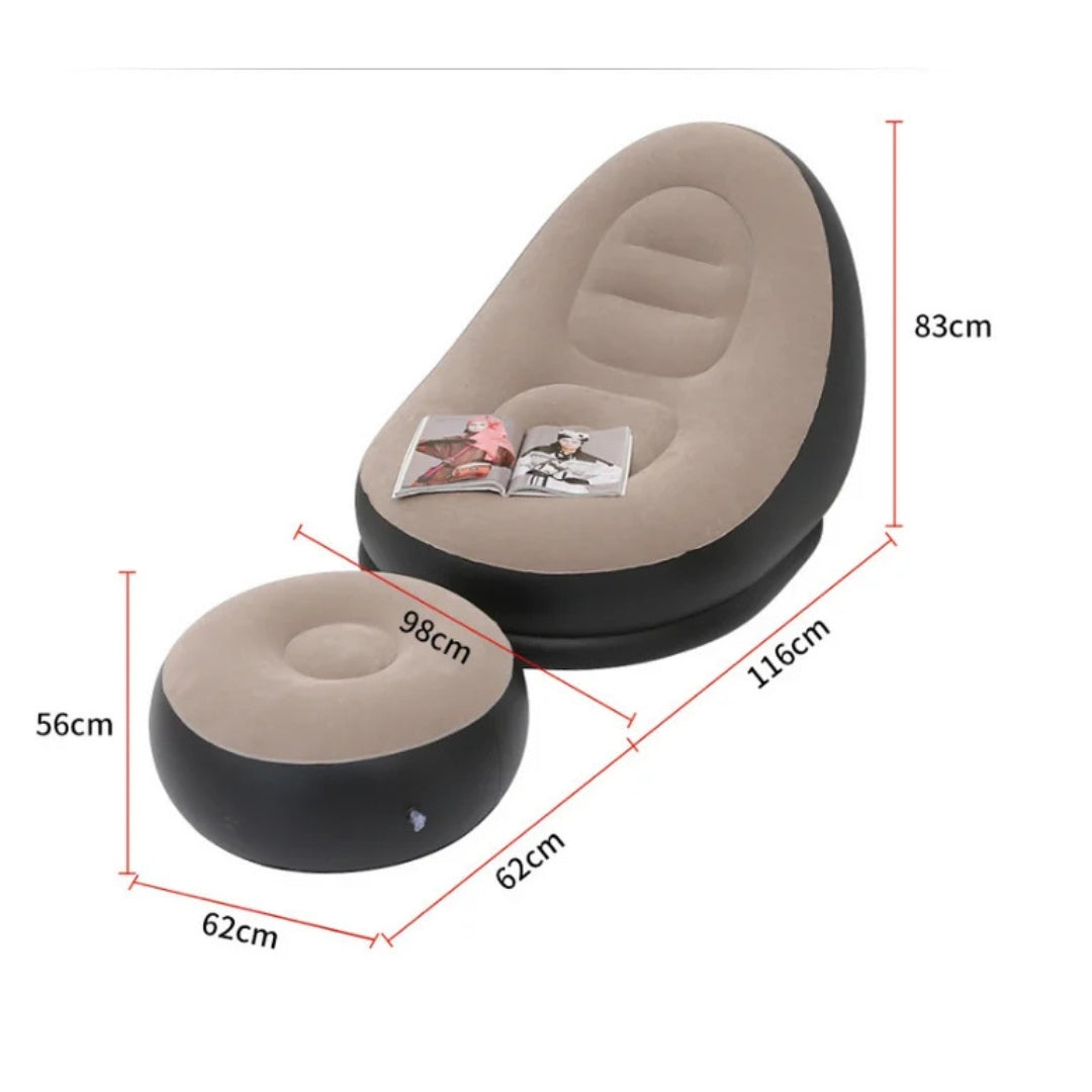 SILLÓN TIPO BUTACA INFLABLE