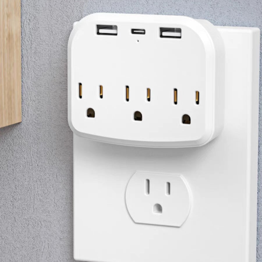 ENCHUFE INALÁMBRICO CON USB & TIPO C