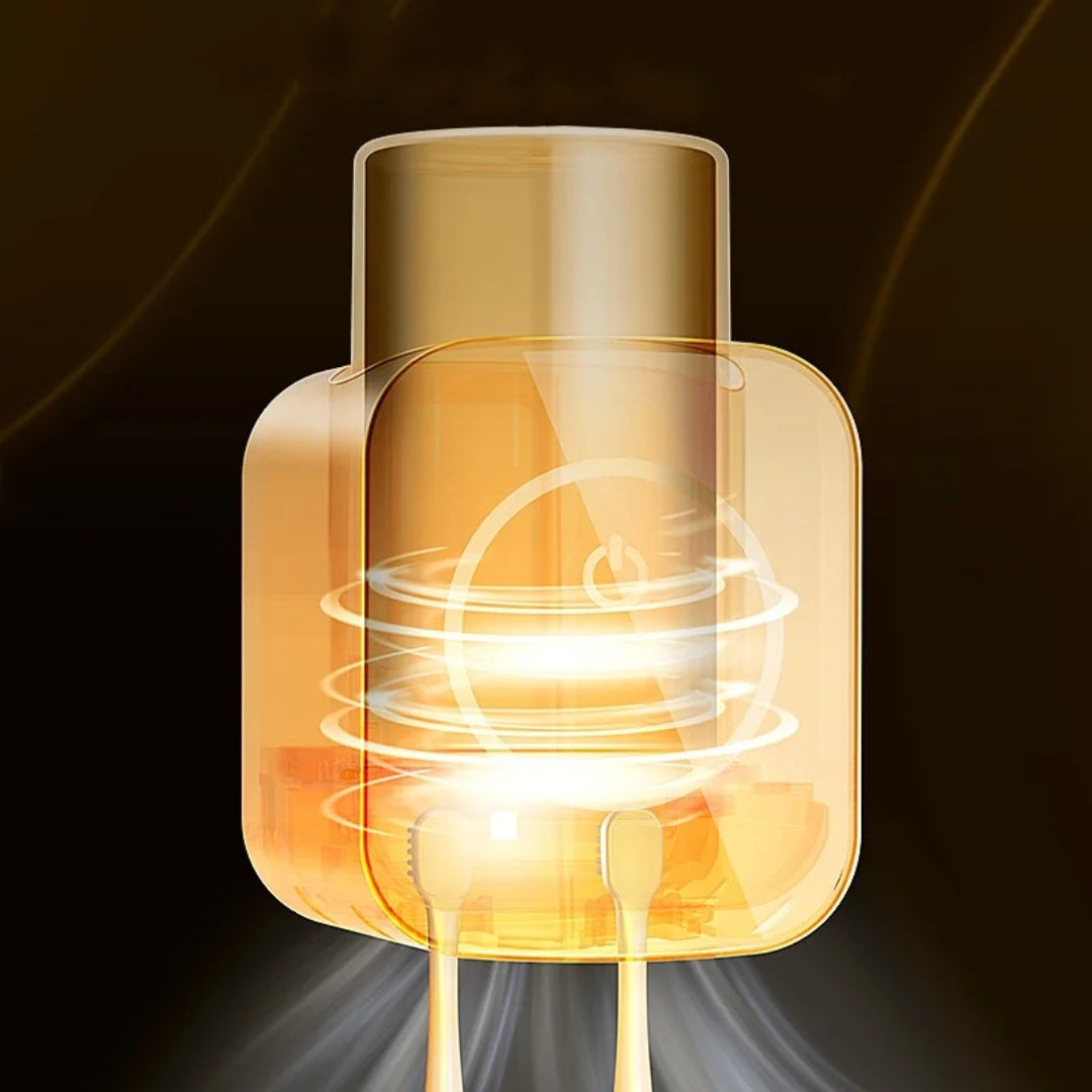 DISPENSADOR ANTIGÉRMENES PARA CEPILLO DE DIENTES UV