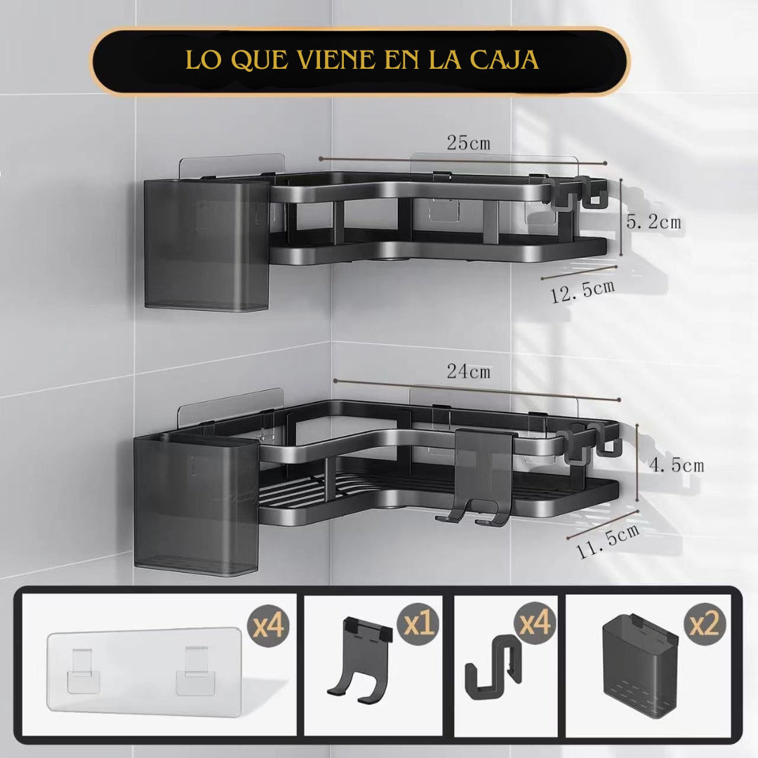 ORGANIZADOR ESQUINERO DE DUCHA