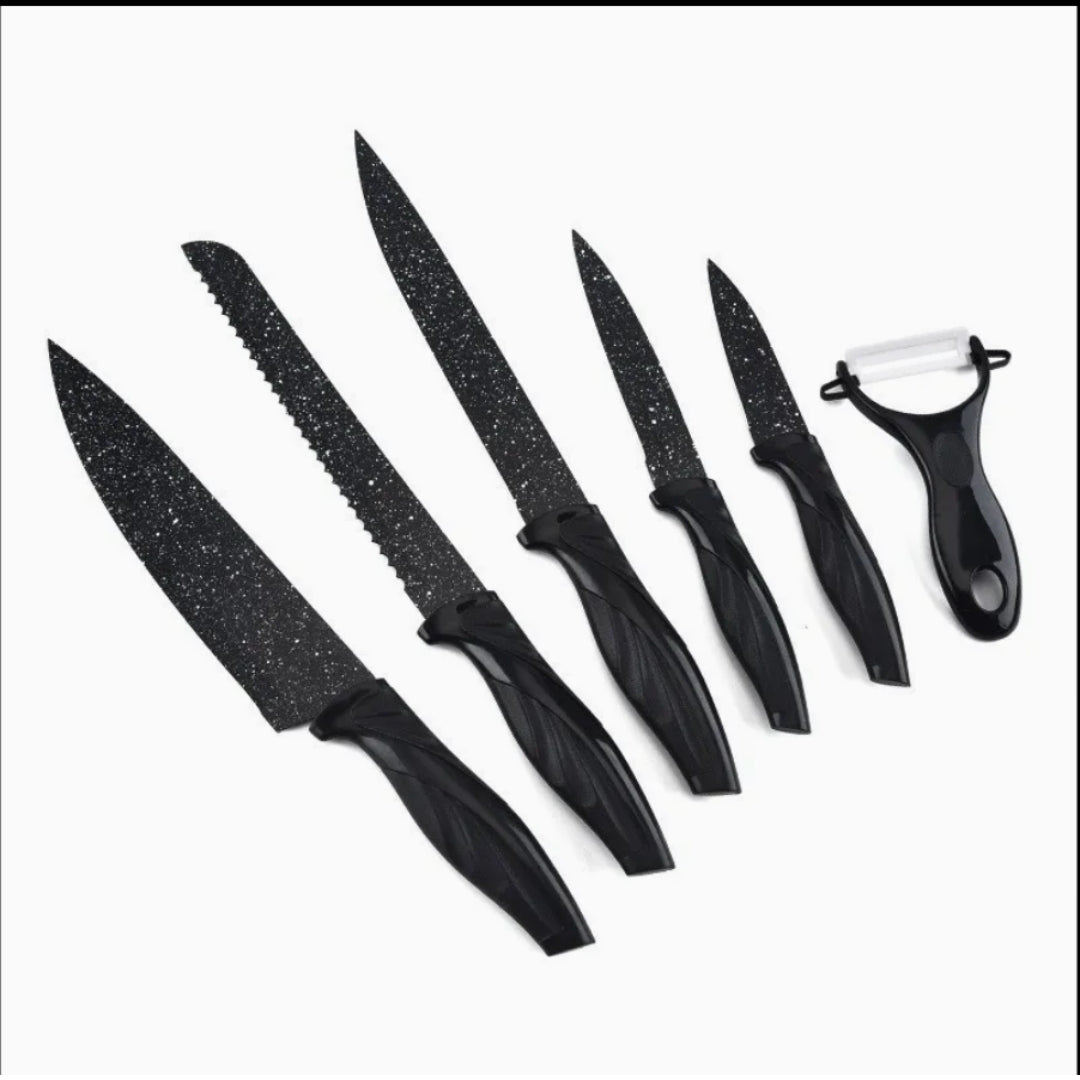 SET DE CUCHILLOS 6 PIEZAS
