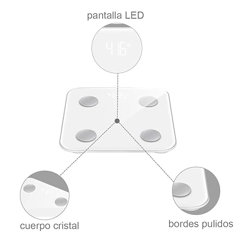 BÁSCULA CORPORAL BLUETOOTH
