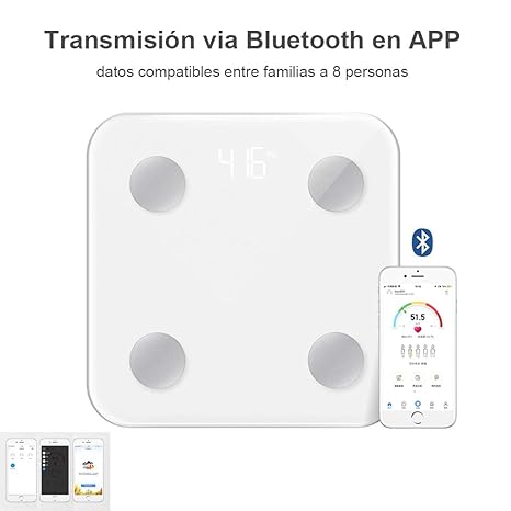BÁSCULA CORPORAL BLUETOOTH