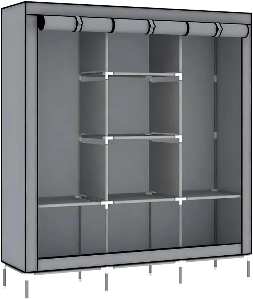 CLOSET ORGANIZADOR DE TELA ARMABLE GRANDE 1,70CM X 170CM