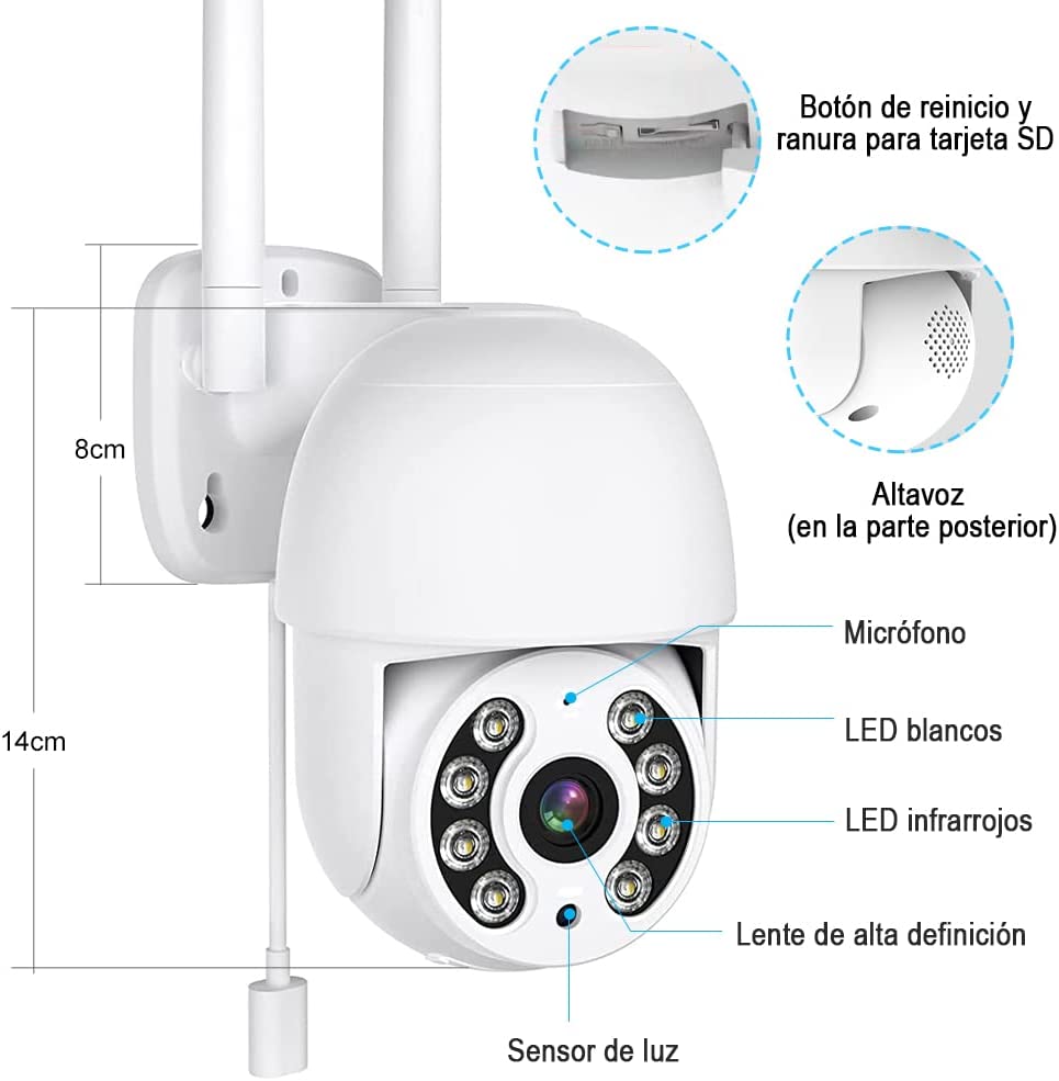 CAMARA DE VIGILANCIA A7 1080 HD