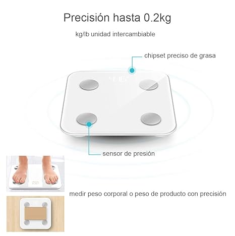 BÁSCULA CORPORAL BLUETOOTH