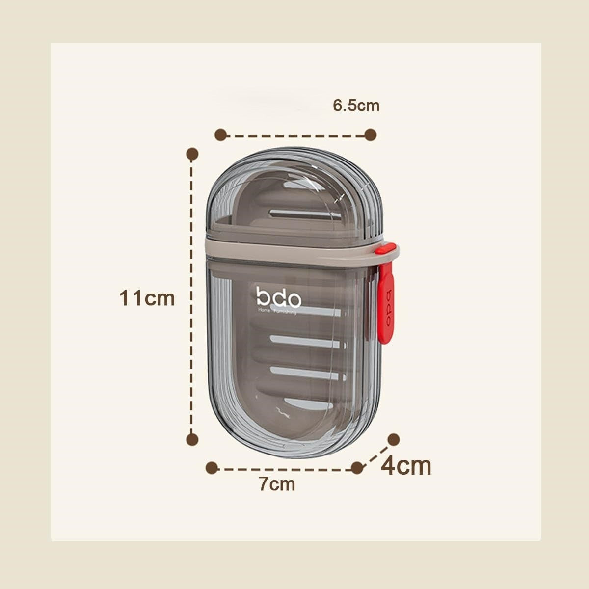 JABONERA DE CON ESTUCHE PARA BACTERIAS O DE VIAJE (2UNDS)