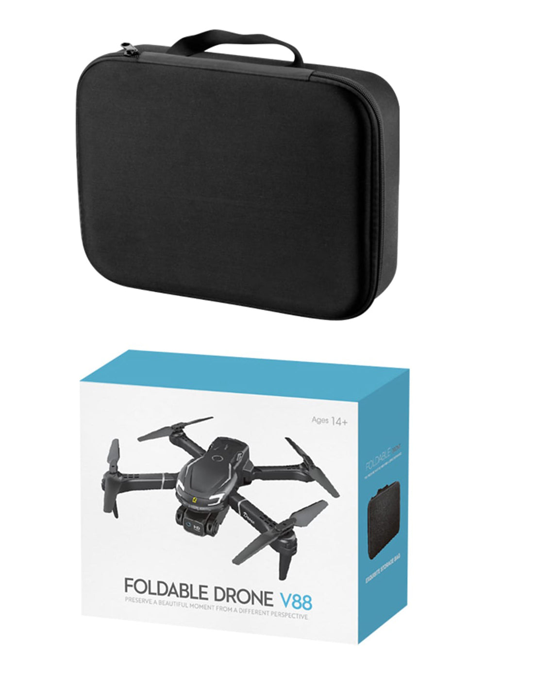 DRONE V88 DOBLE CÁMARA FULL HD1080