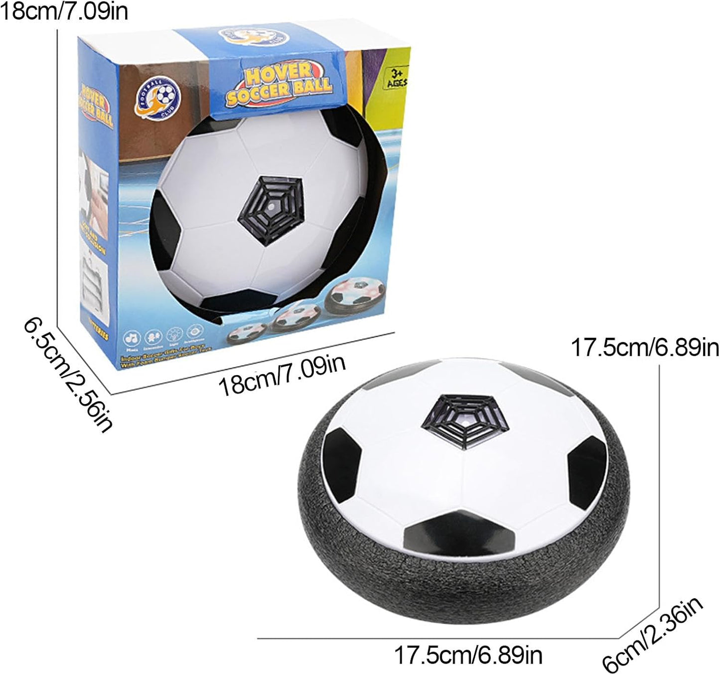 BOLA DE LEVITACIÓN CON LUZ Y MÚSICA