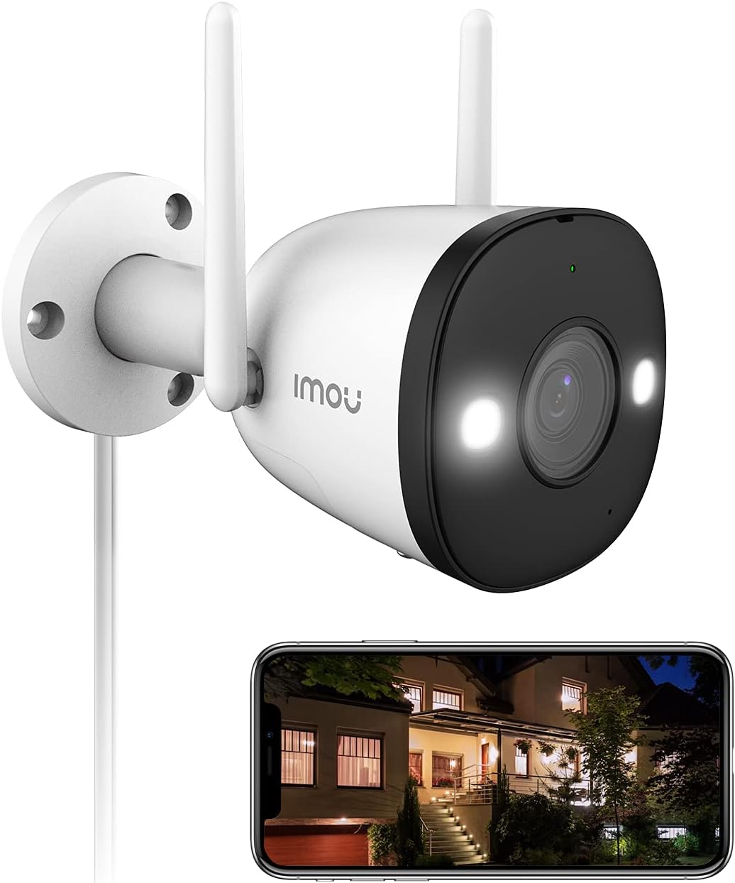 CAMARA DE VIGILANCIA PROFESIONAL 4MP WIFI CON DETECCIÓN DE MOVIMIENTO IMOU BULLET 2 (INCLUYE MEMORIA 64GB)
