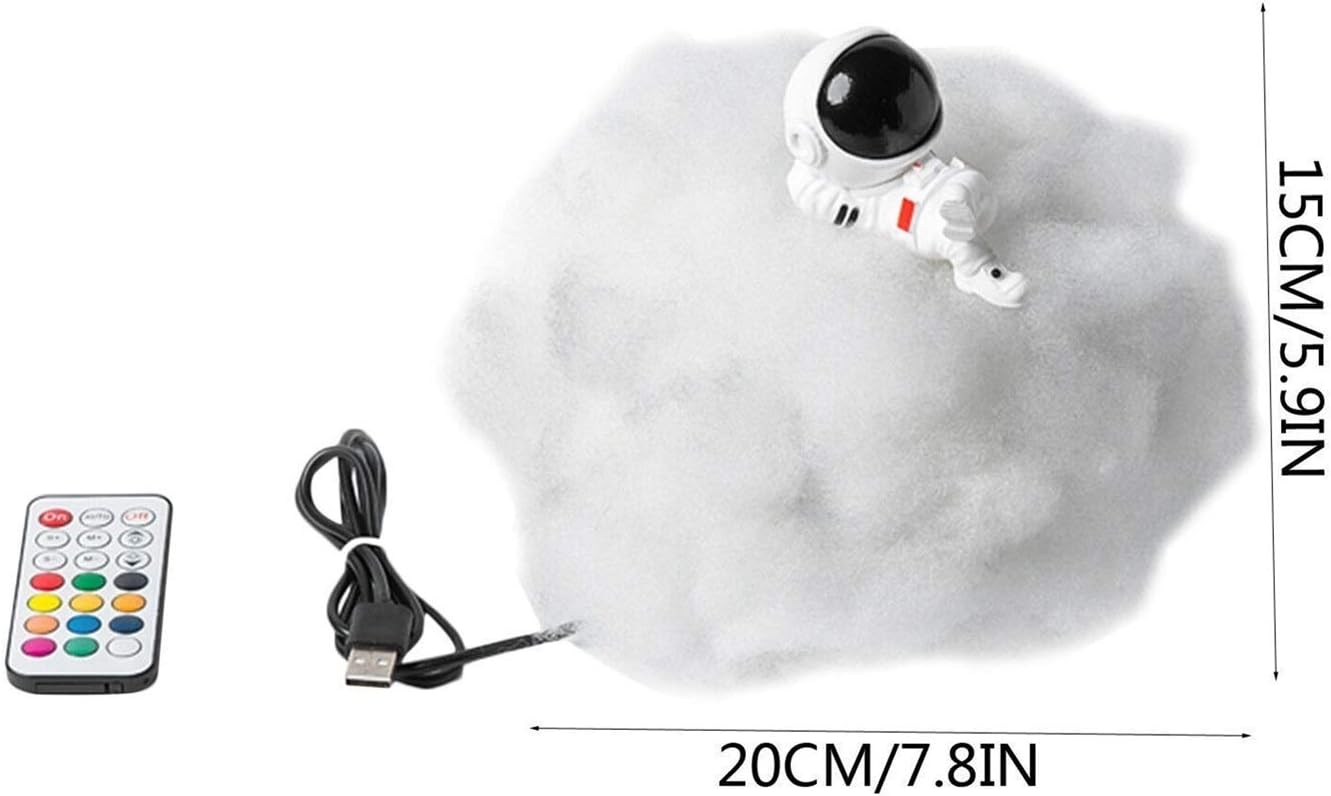 LÁMPARA LED DE NUBE CON ASTRONAUTA