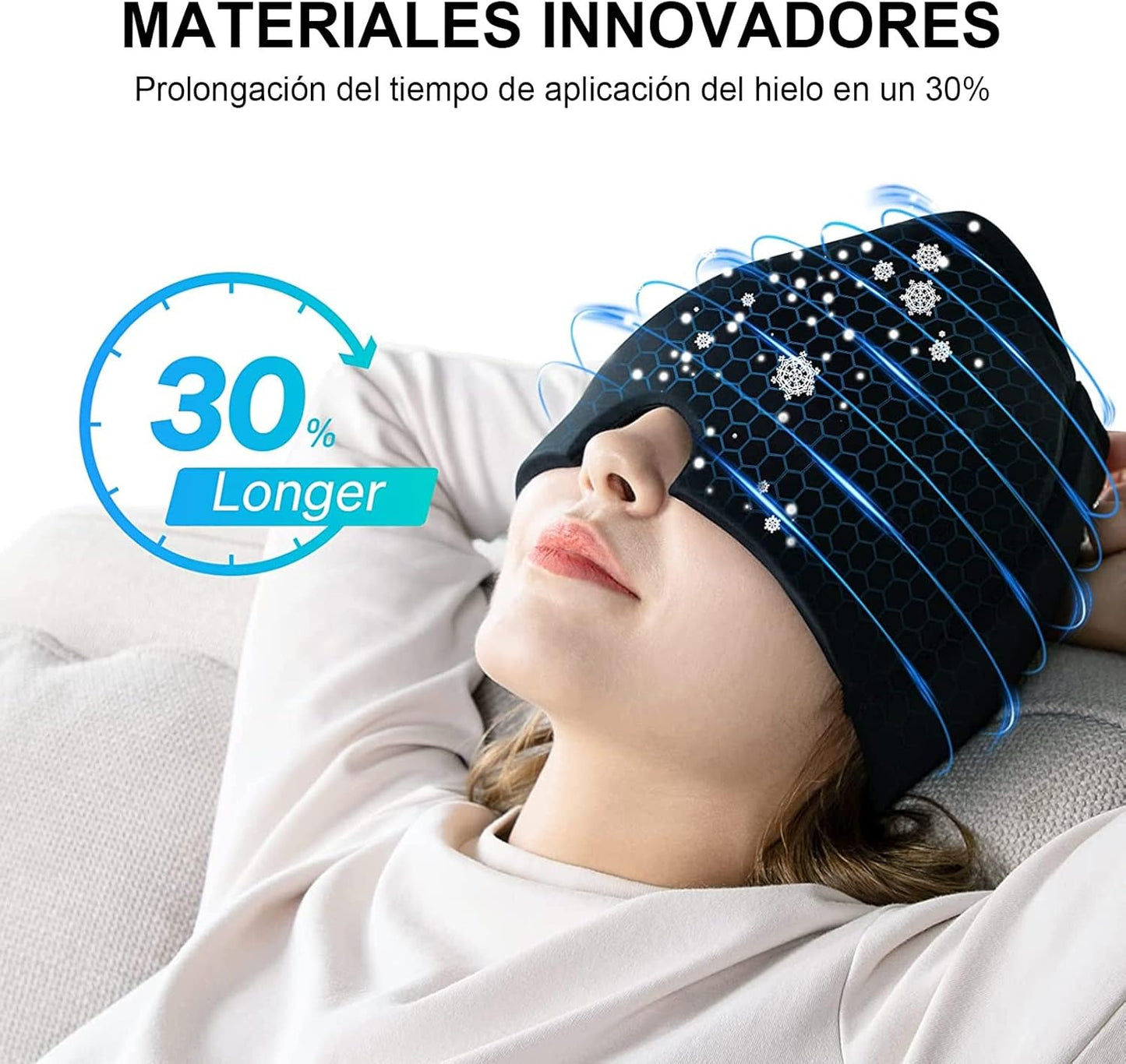 BANDA DE HIELO PARA MIGRAÑA Y ESTRES