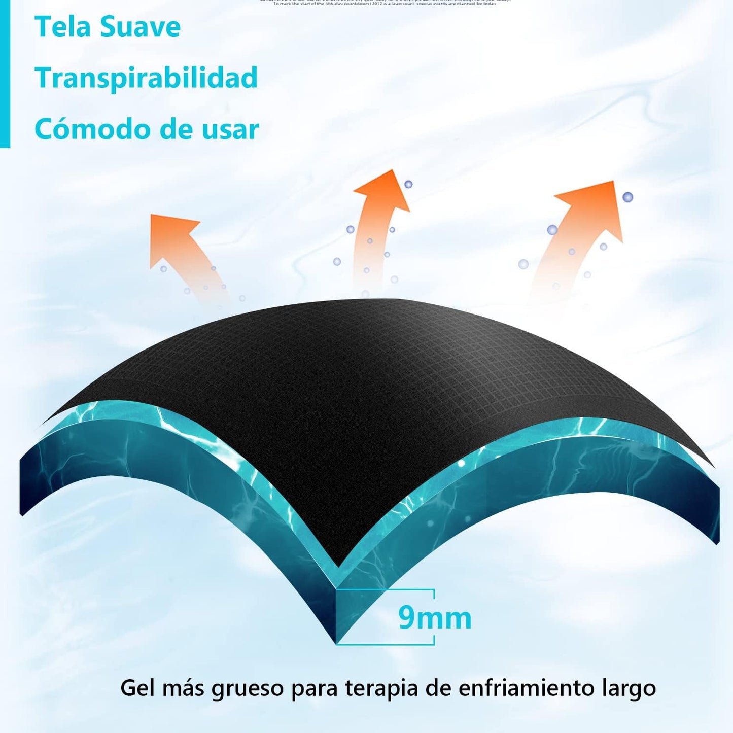 BANDA DE HIELO PARA MIGRAÑA Y ESTRES