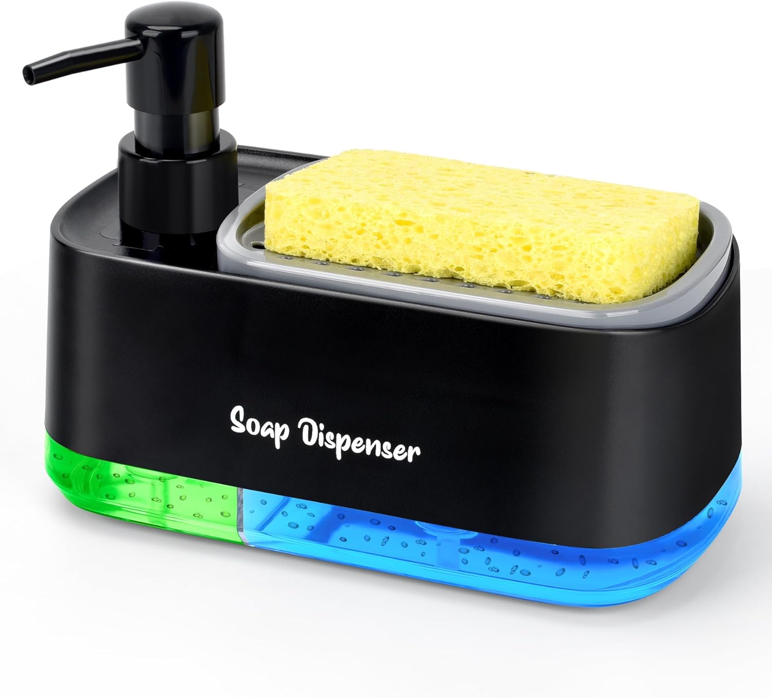 DISPENSADOR DE JABÓN 2 EN 1