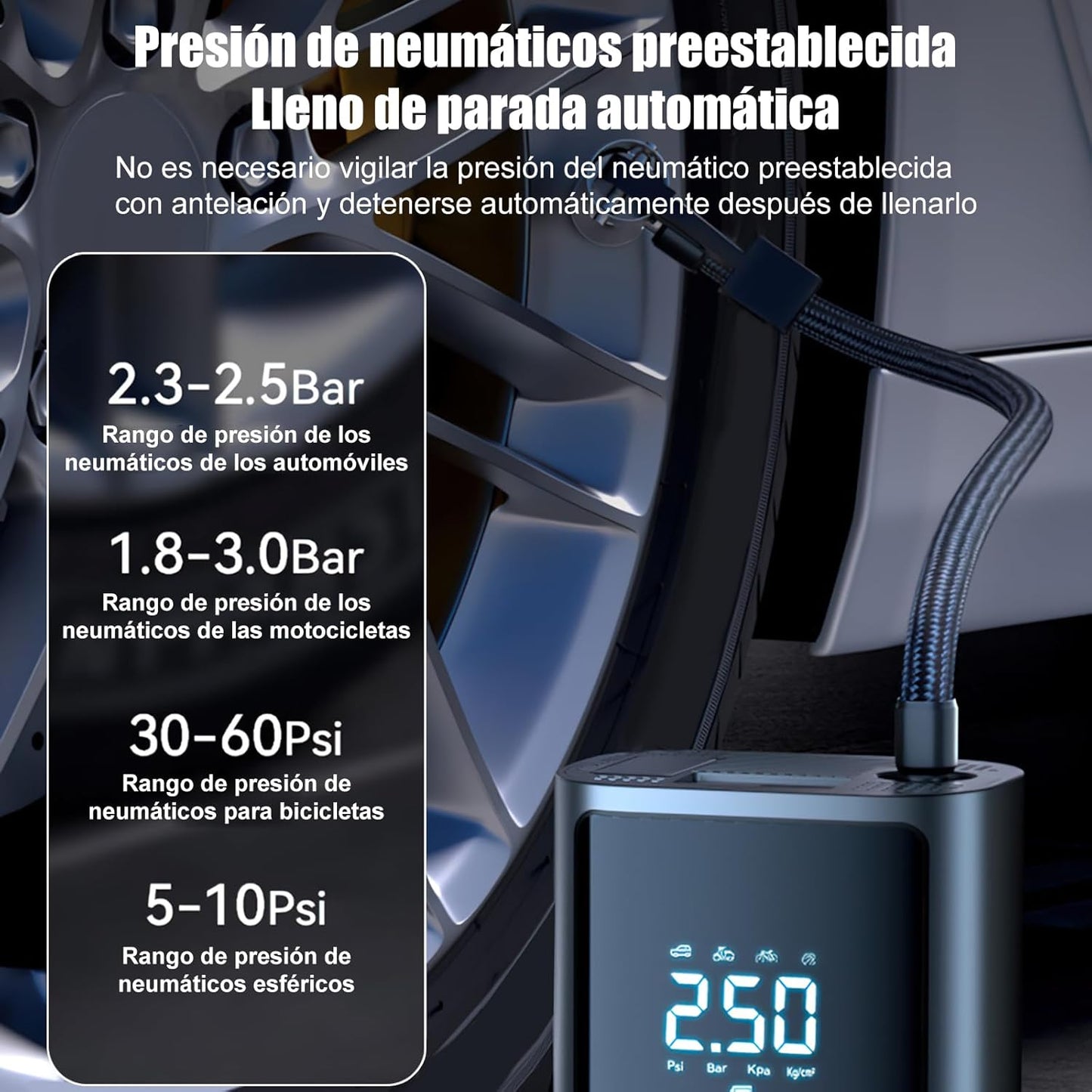 INFLADOR AUTOMATICO PORTATIL 5518