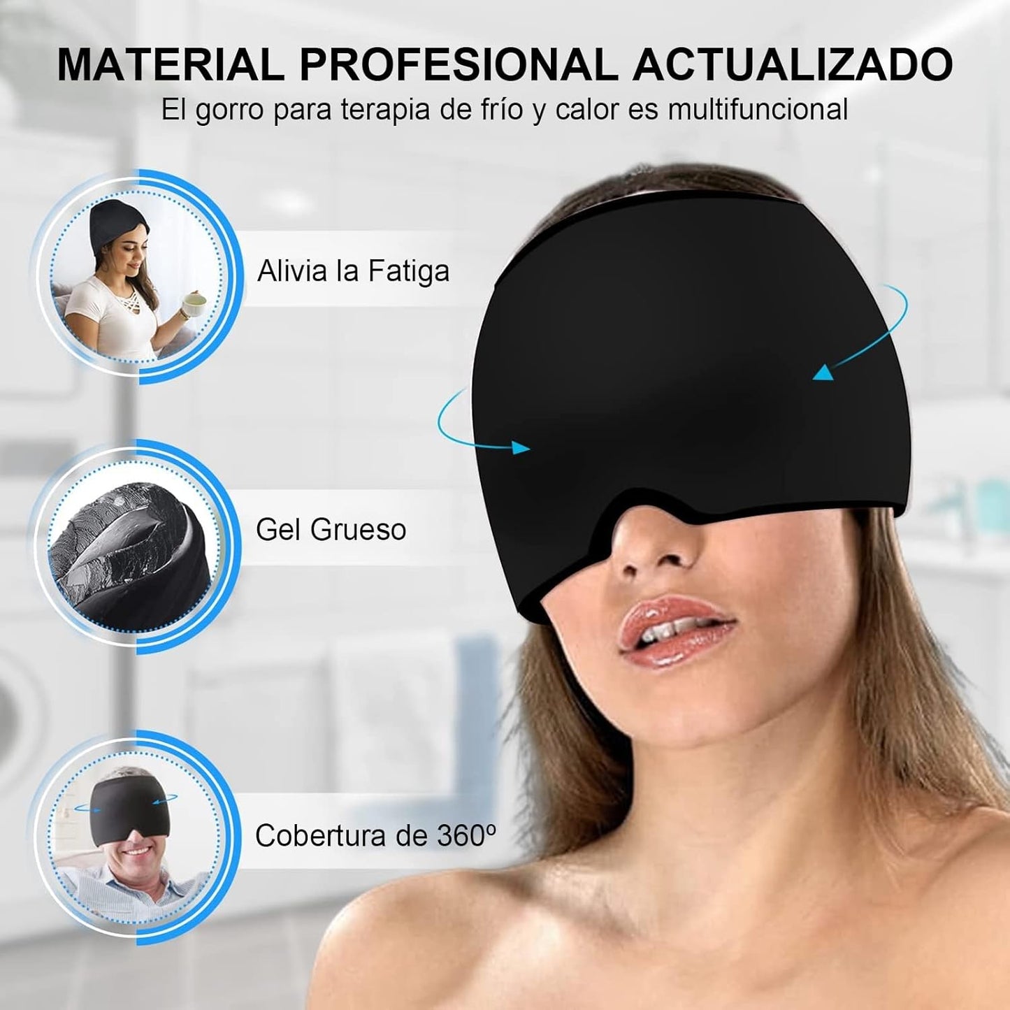 BANDA DE GEL PARA MIGRAÑA Y ESTRES