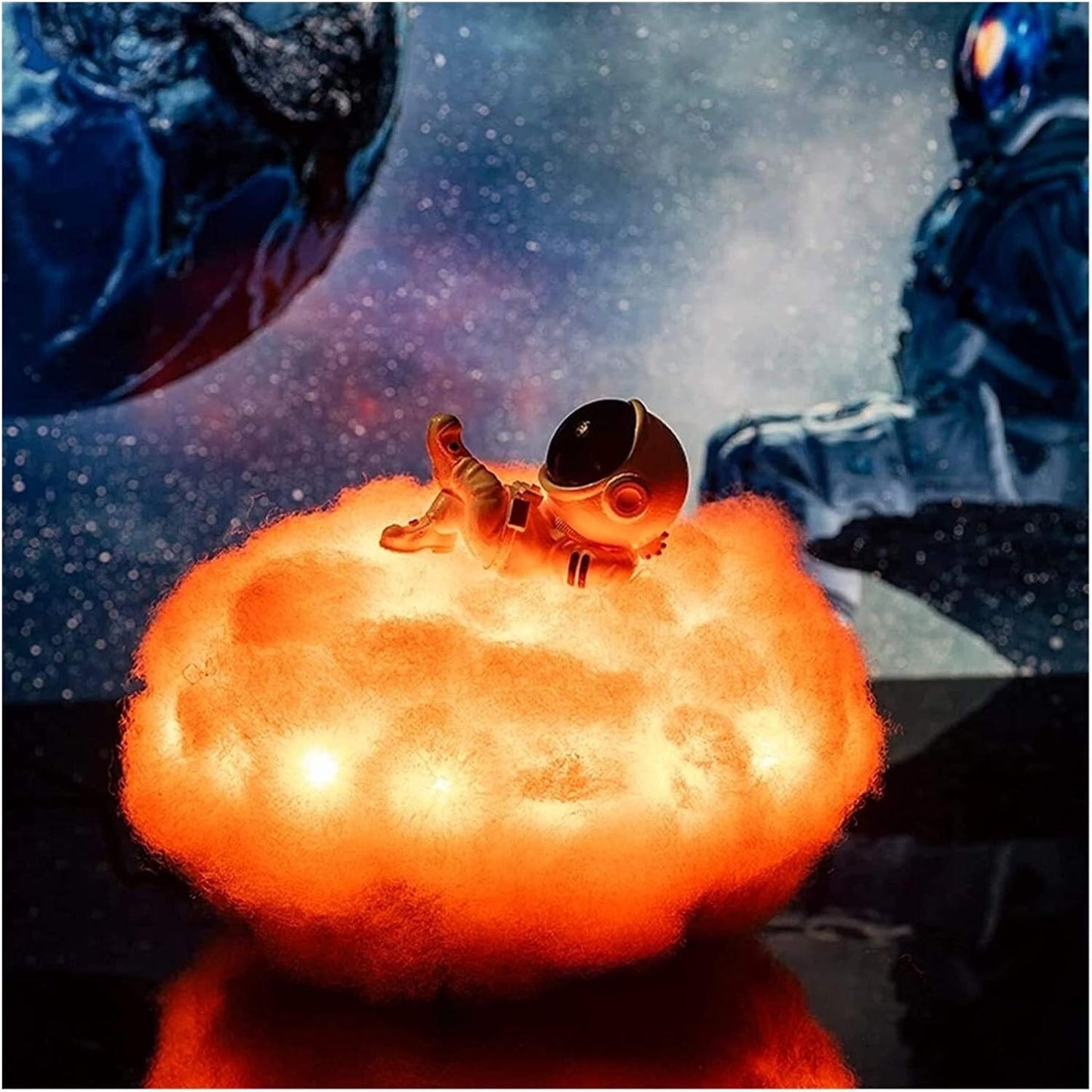 LÁMPARA LED DE NUBE CON ASTRONAUTA