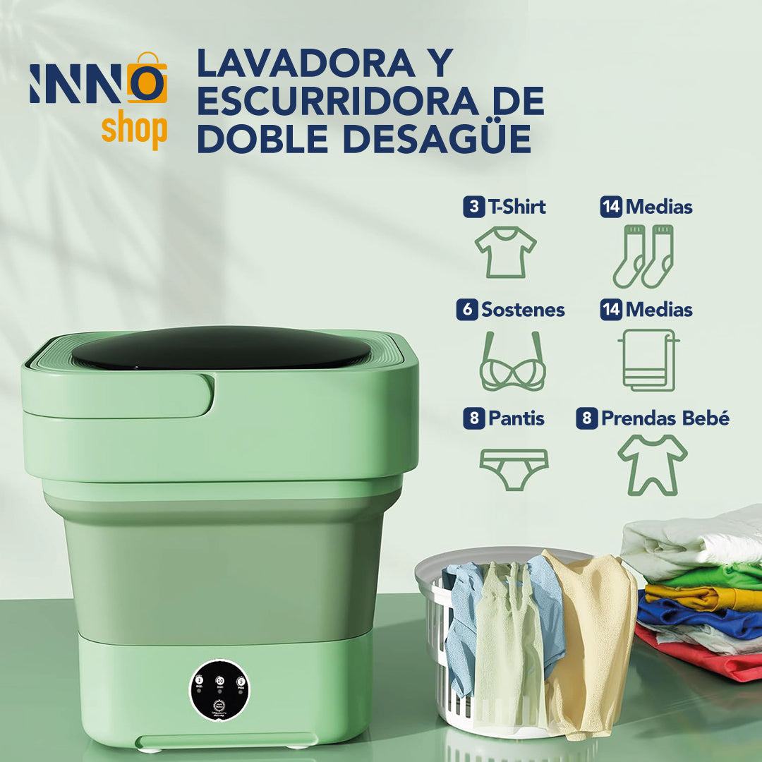 LAVADORA Y ESCURRIDORA DE DOBLE DESAGÜE