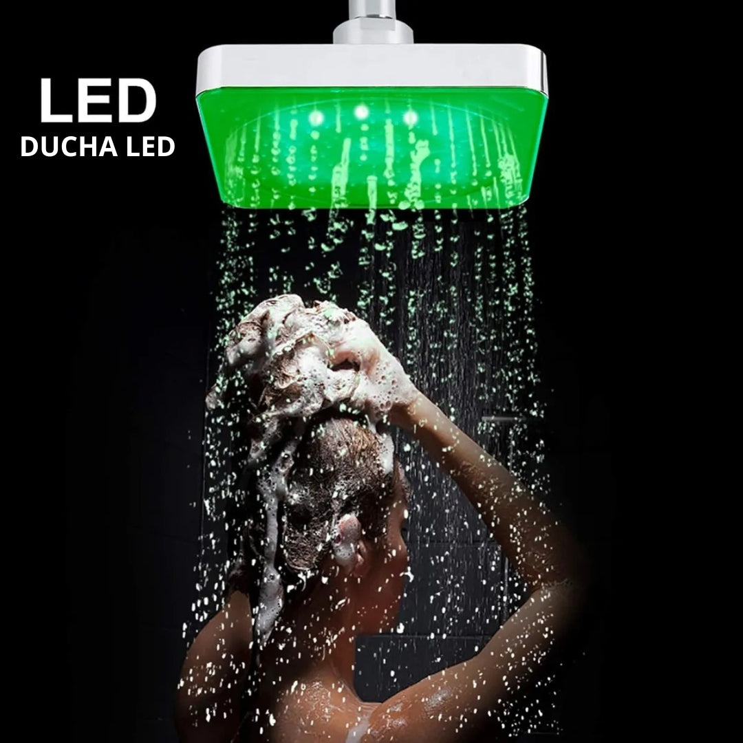 DUCHA PLANA CAMBIA DE COLOR CON LA TEMPERATURA