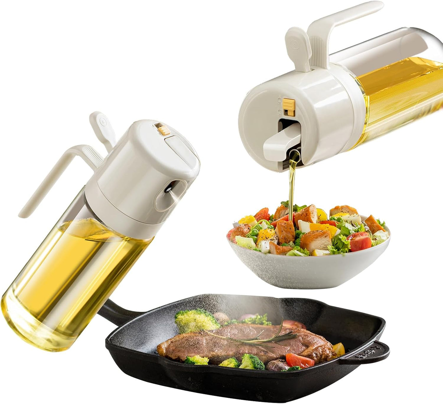 BOTELLA DE ACEITE CON SPRAY PARA COCINA