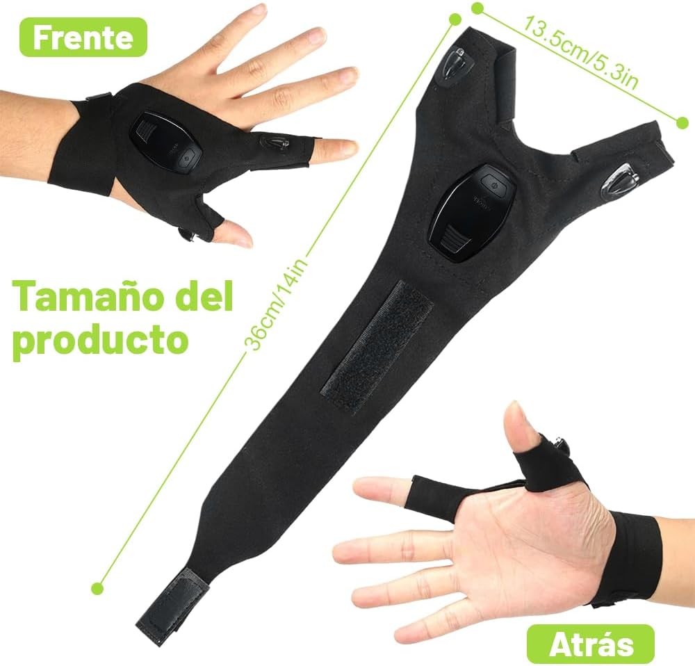 GUANTES CON LINTERNA
