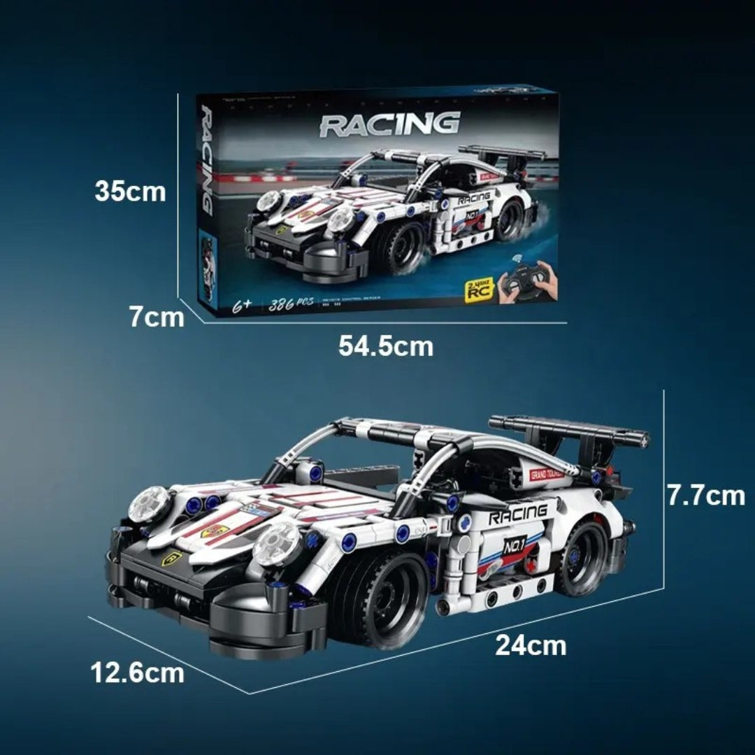 PORCHE 911 GT3 RS A CONTROL REMOTO ELECTRICO TIPO LEGO (386PCS)