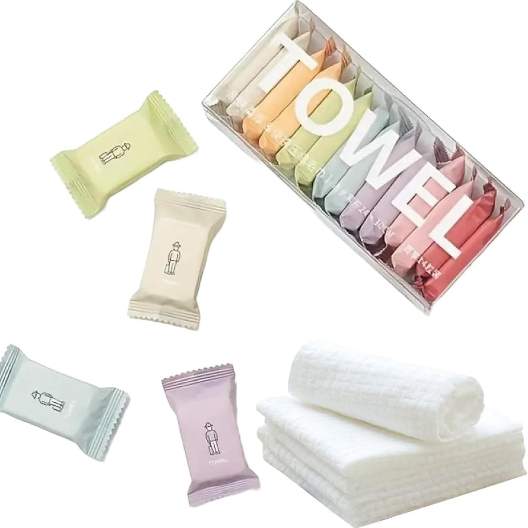 TOALLA FACIAL AQUA-EXPANDIBLE (14UNDS)