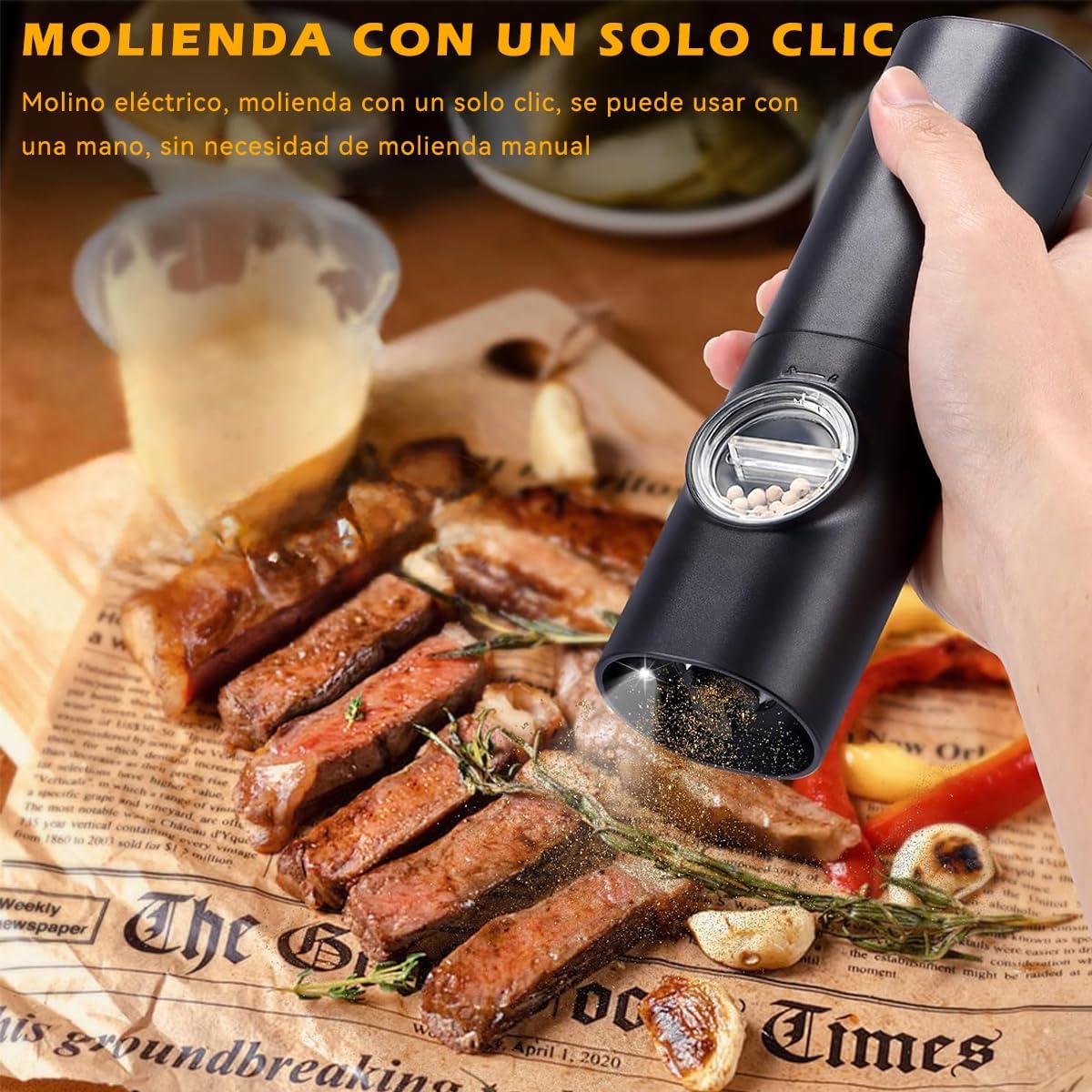 SET DE SALERO Y PIMENTERO AUTOMÁTICO