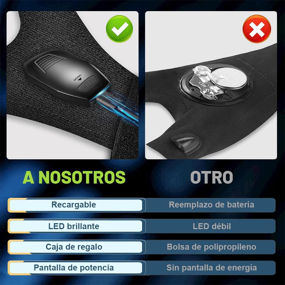 GUANTES CON LINTERNA