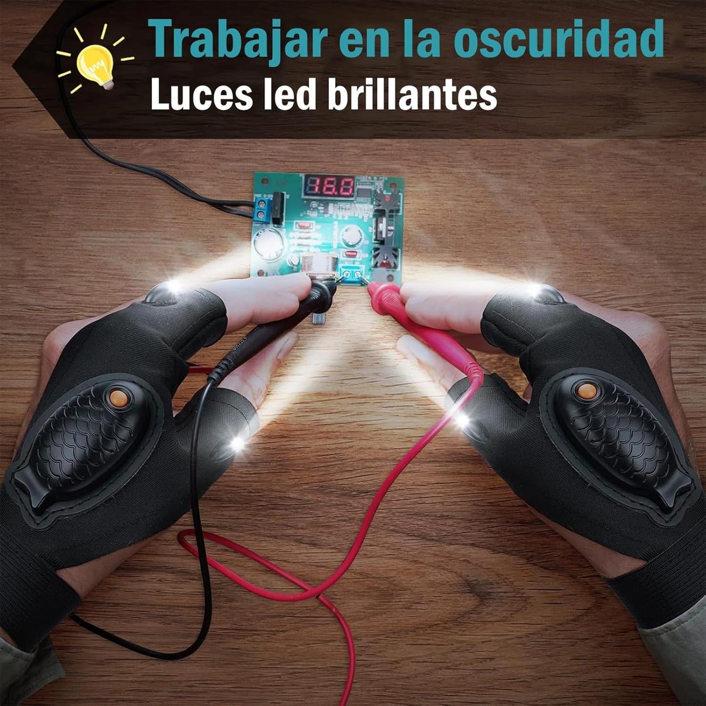 GUANTES CON LINTERNA