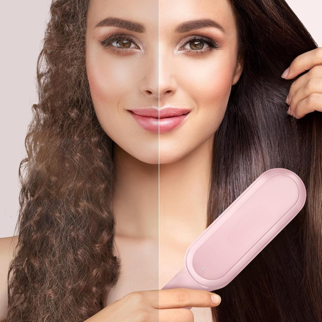 PLANCHA TIPO CEPILLO DE CERAMICA PARA CABELLO