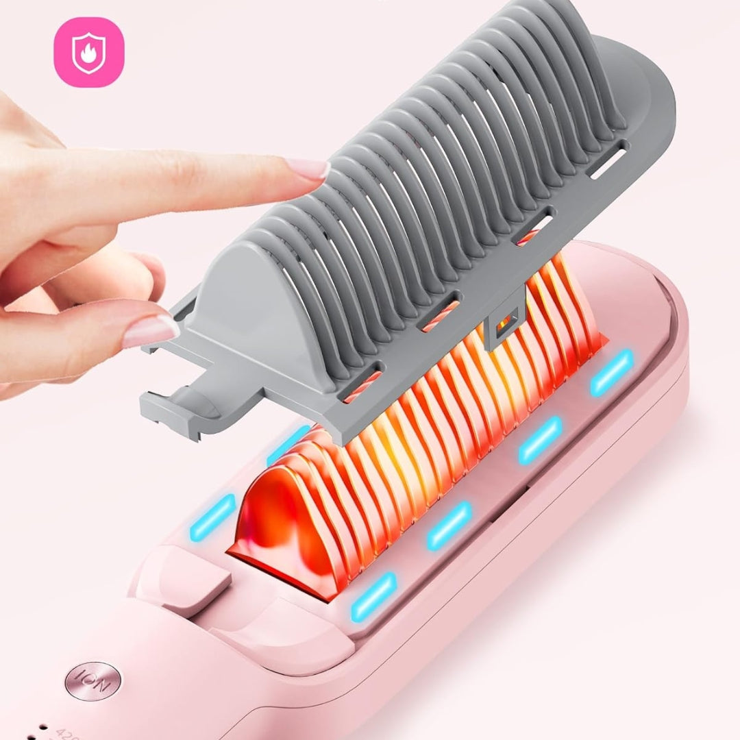 PLANCHA TIPO CEPILLO DE CERAMICA PARA CABELLO