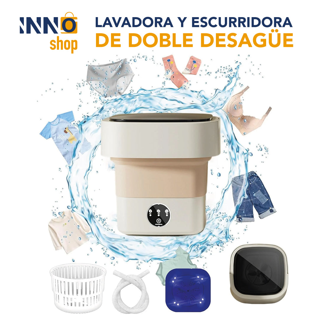LAVADORA Y ESCURRIDORA DE DOBLE DESAGÜE