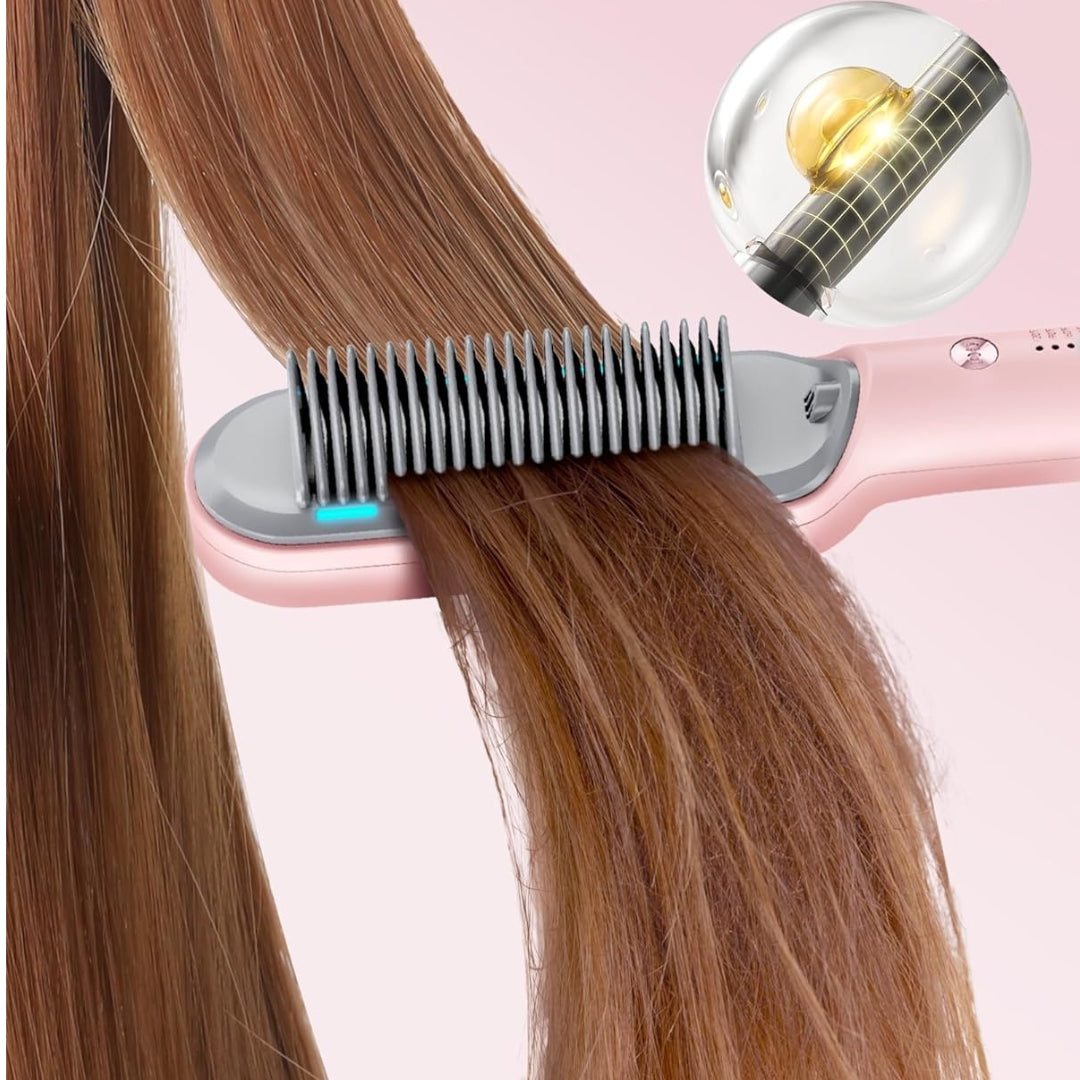 PLANCHA TIPO CEPILLO DE CERAMICA PARA CABELLO
