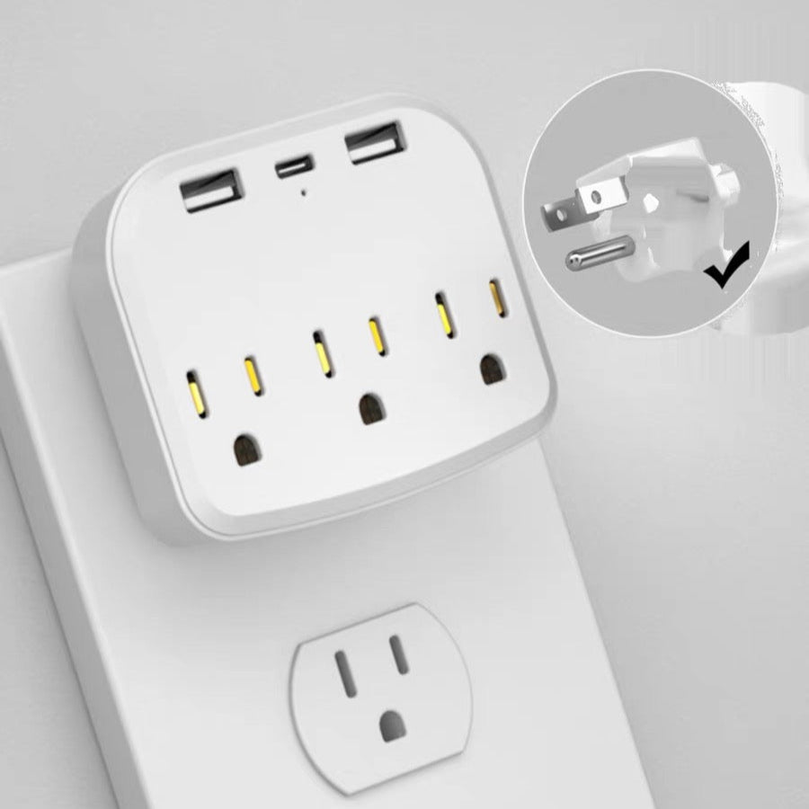 ENCHUFE INALÁMBRICO CON USB & TIPO C