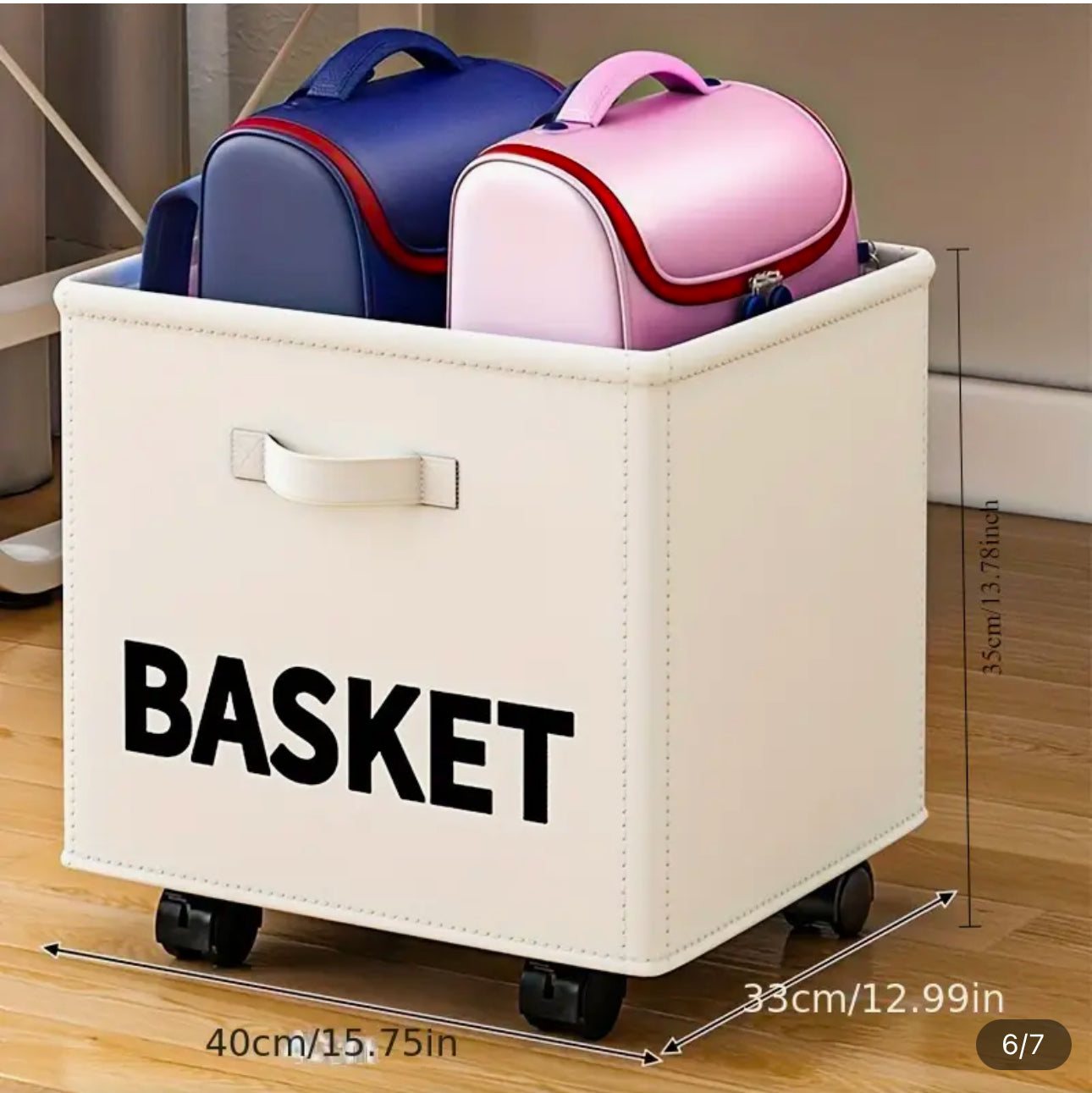 CANASTA MULTI-USOS CON RODINES