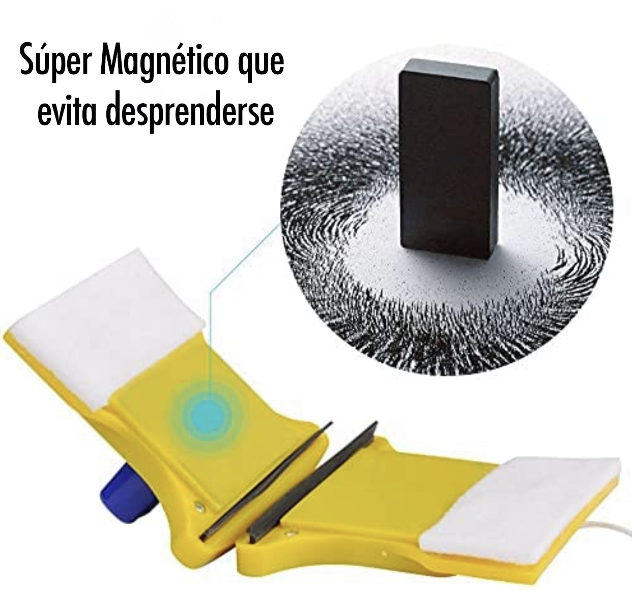 LIMPIADOR MAGNETICO DE VIDRIOS MODELO 2024