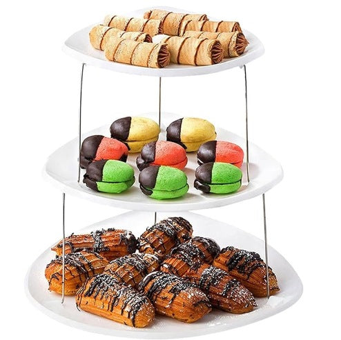 BANDEJA PARA SNACKS 3 NIVELES