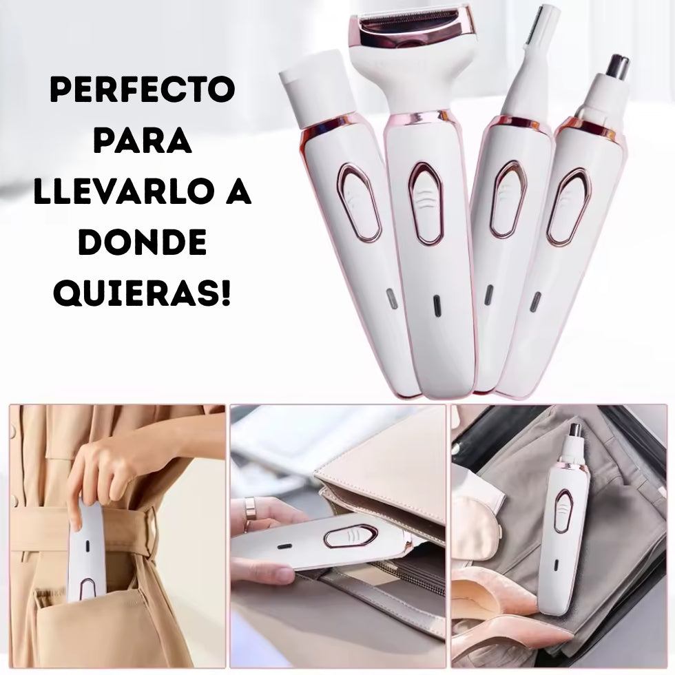 DEPILADORA FEMENINA 4 EN 1