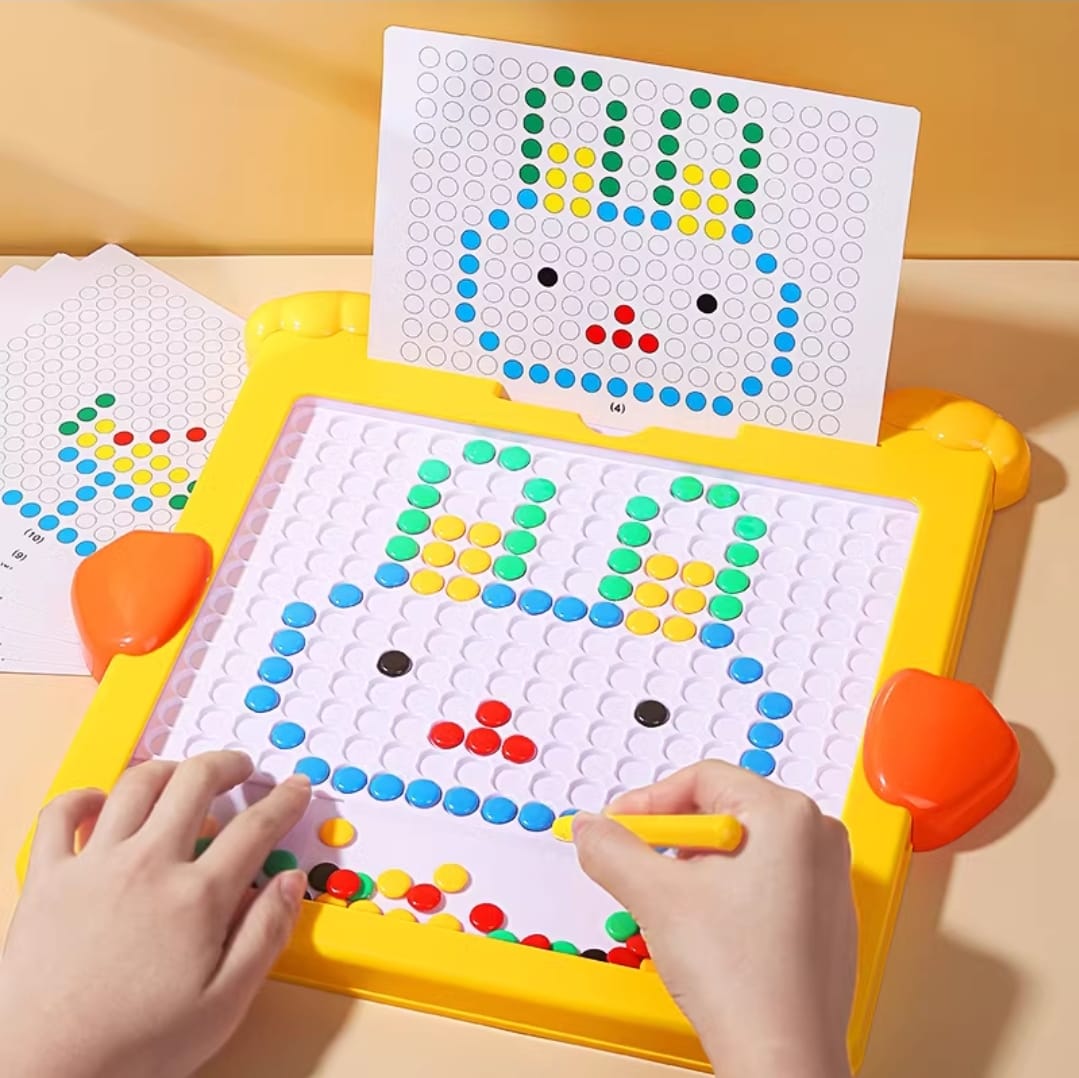 PIZARRA CREATIVA DE PUNTOS MAGNÉTICOS