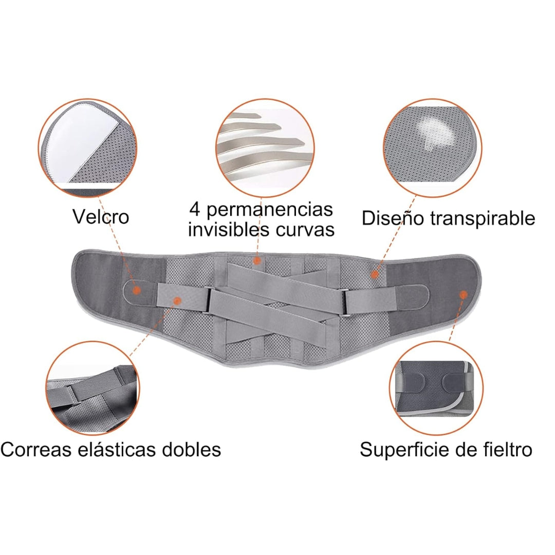 CINTURÓN DE SOPORTE LUMBAR