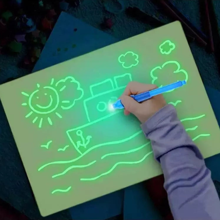 TABLETA MÁGICA CON LUZ PARA NIÑOS