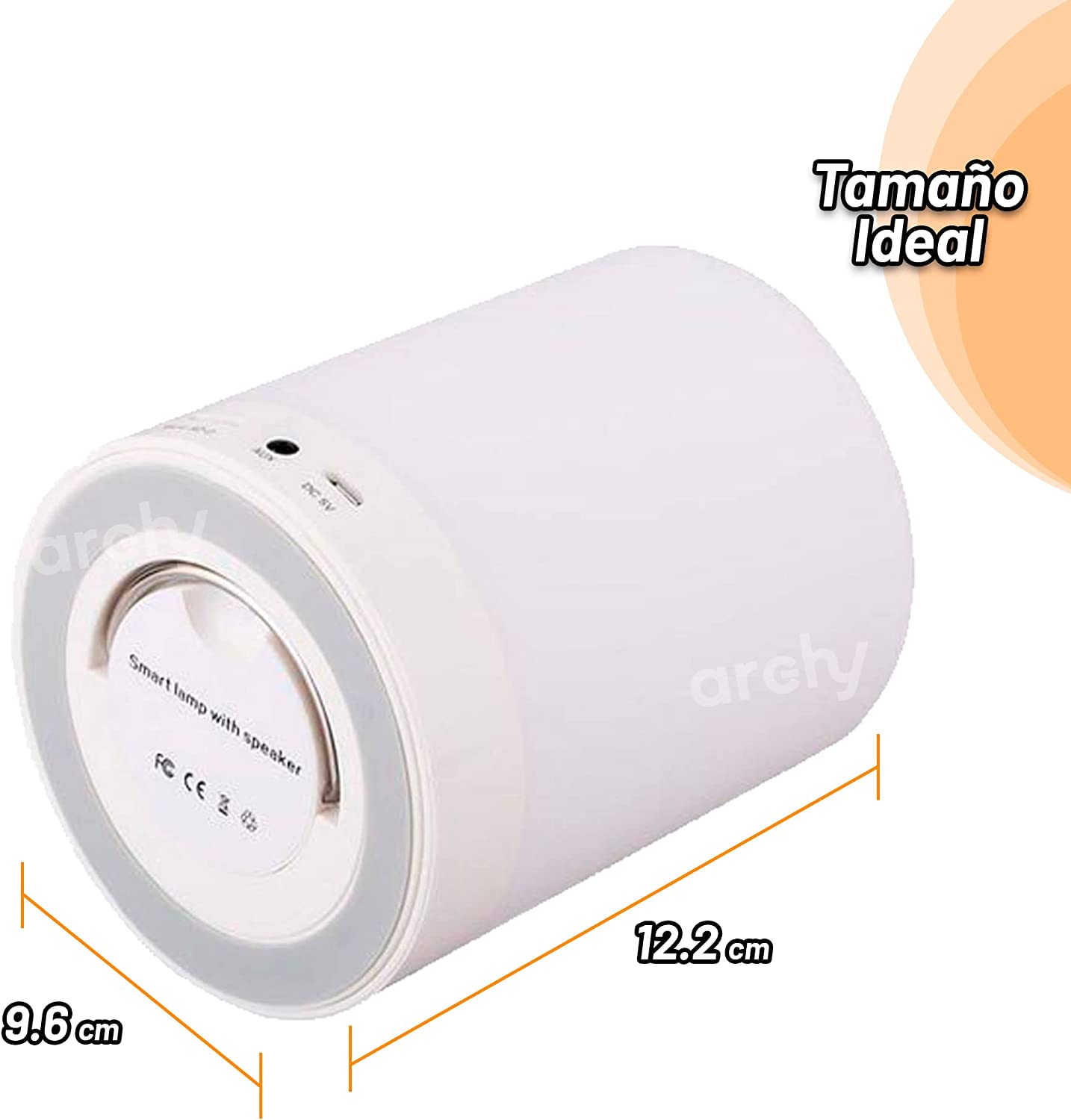 LÁMPARA TÁCTIL CON ALTAVOZ
