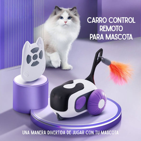 CARRO CONTROL REMOTO PARA MASCOTAS