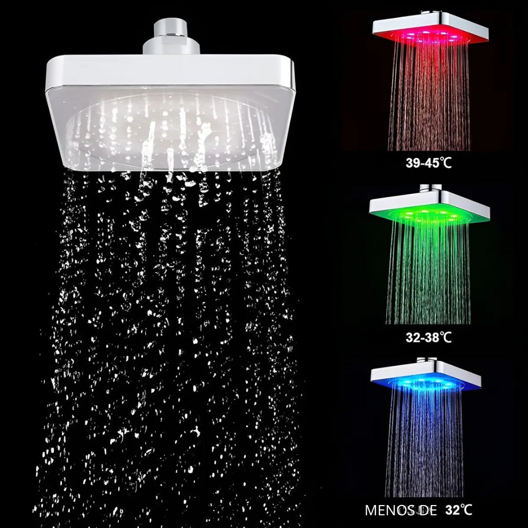 DUCHA PLANA CAMBIA DE COLOR CON LA TEMPERATURA