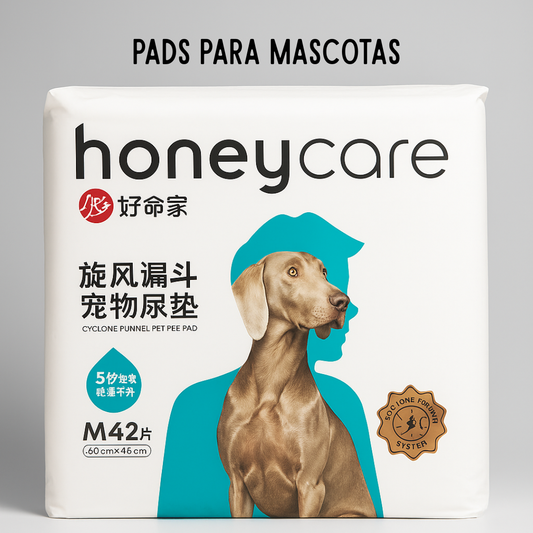 PADS PARA MASCOTAS DESECHABLES- 42 UNIDADES