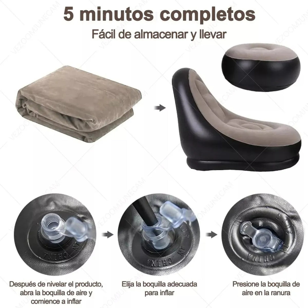 SILLÓN TIPO BUTACA INFLABLE
