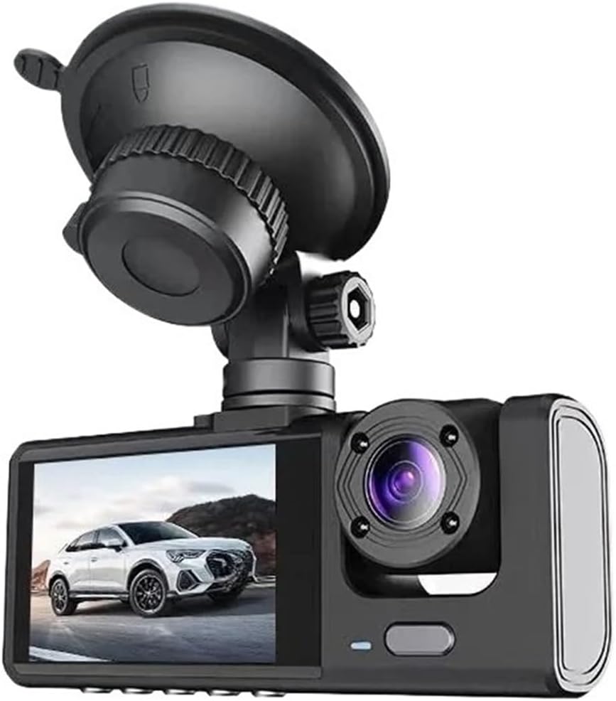 CAMARA TRIPLE LENTE PARA VEHICULO 1080P